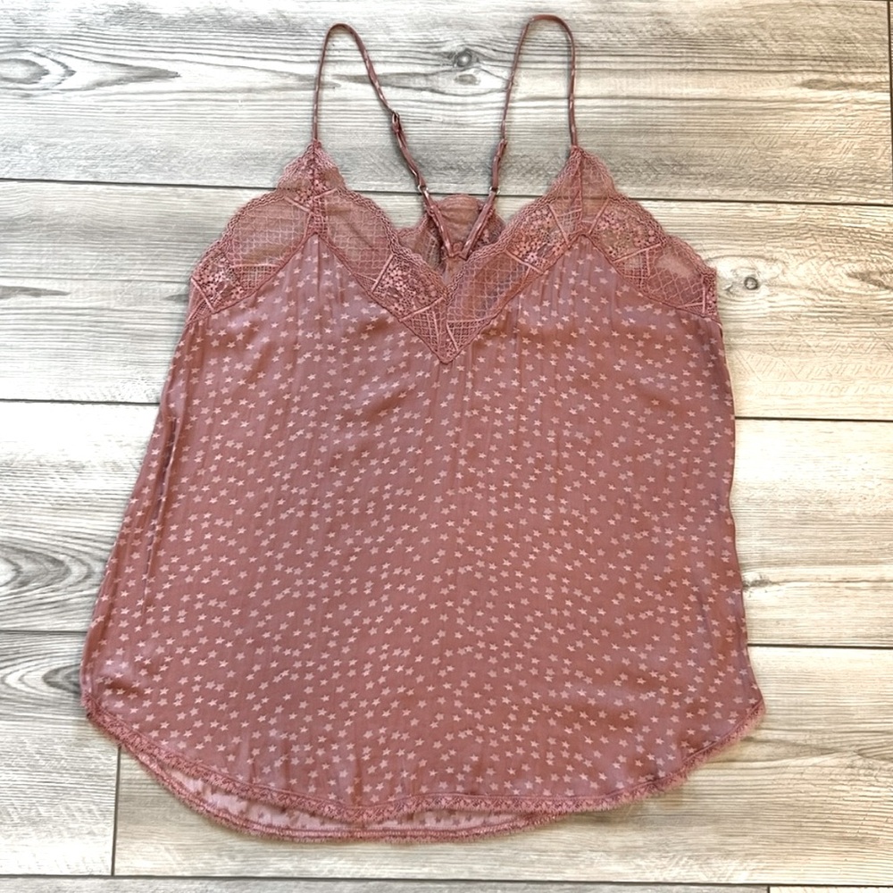 VICI - Orion Star Embossed Lace Cami Tank